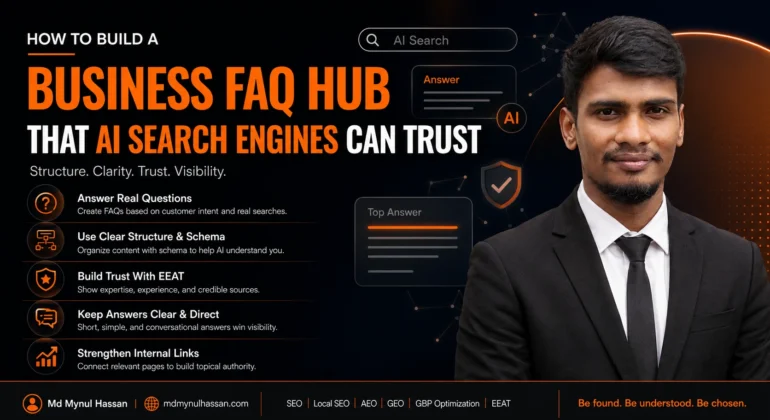 AEO FAQ Hub: How to Build a Business FAQ Hub for AI Search