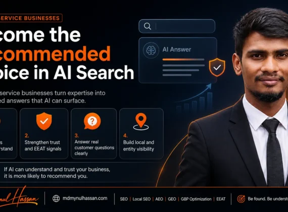 AEO for service businesses to become the recommended choice in AI search - Md Mynul Hassan