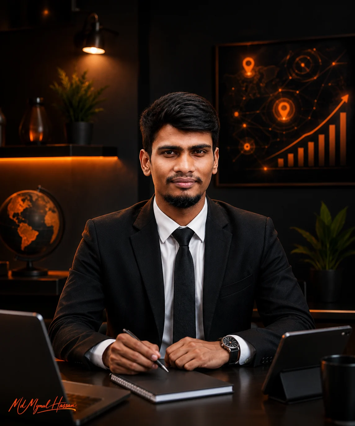 Md Mynul Hassan consulting with businesses about SEO strategy