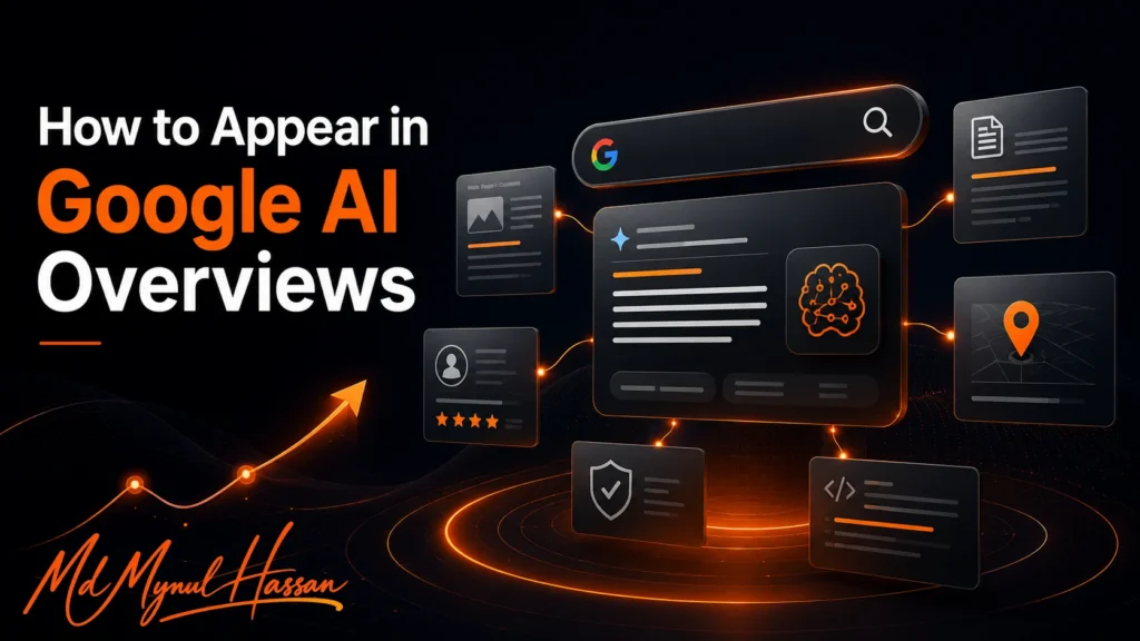 How to appear in Google AI Overviews using SEO, AEO, GEO, EEAT and modern search visibility strategies- Md Mynul Hassan