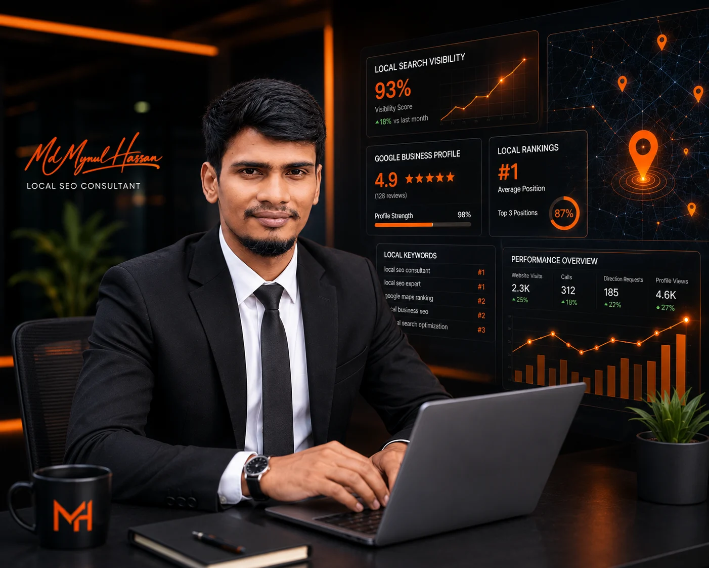 Md Mynul Hassan providing local SEO consulting for business search visibility