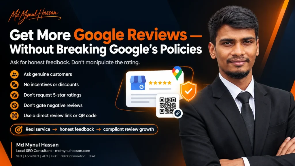 Auto repair shop owner requesting an honest Google review from a customer by Md Mynul Hassan