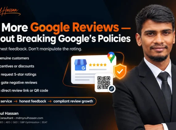 Auto repair shop owner requesting an honest Google review from a customer by Md Mynul Hassan