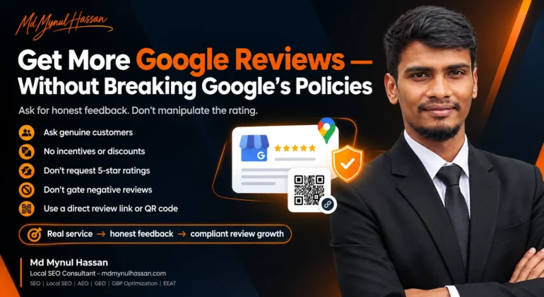 Auto repair shop owner requesting an honest Google review from a customer by Md Mynul Hassan