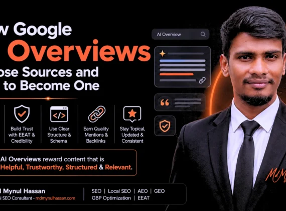 oogle AI Overviews can use relevant pages as supporting sources in Search- Md Mynul Hassan