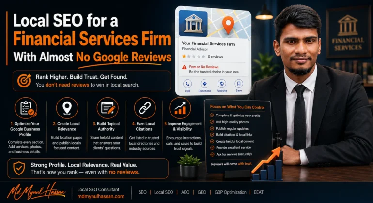 How to Choose a Local SEO Consultant for a Financial Services Firm - Md Mynul Hassan