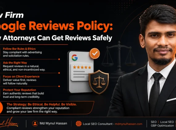 Law firm Google reviews policy and ethical review strategy- Md Mynul hassan