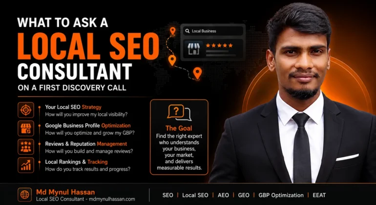 Questions for an SEO Discovery Call 25 to Ask Before Hiring- Md Mynul Hassan