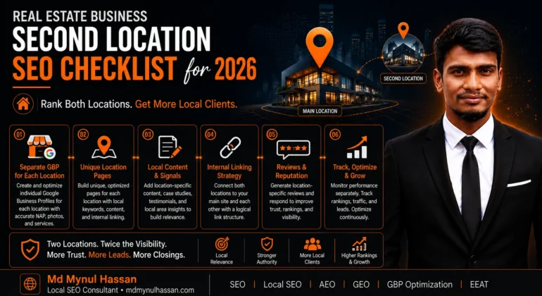 Real Estate Business Second Location SEO Checklist for 2026- Md Mynul Hassan