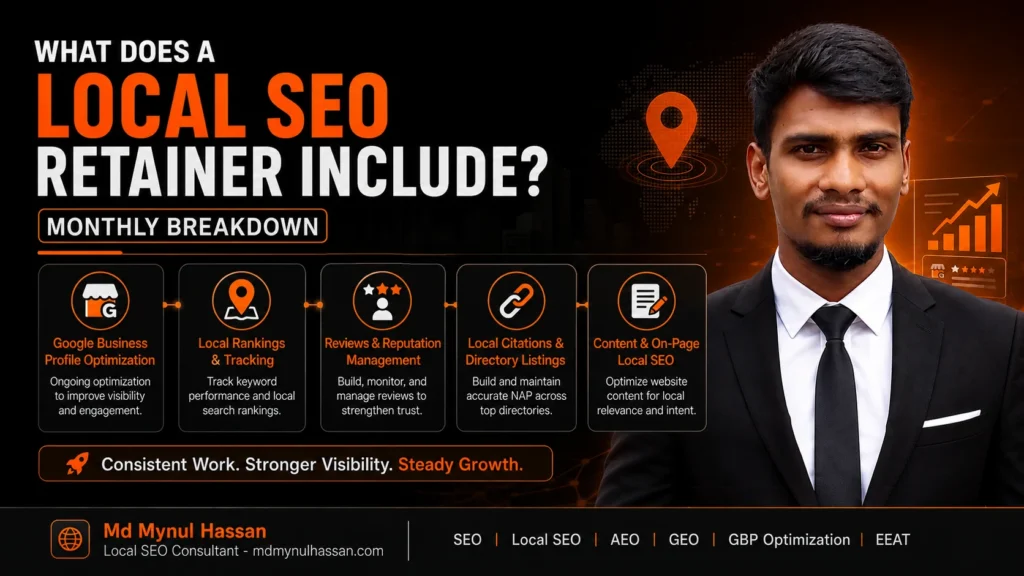 What Does a Local SEO Retainer Include Monthly Breakdown by Md Mynul Hassan