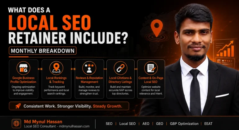 What Does a Local SEO Retainer Include Monthly Breakdown by Md Mynul Hassan
