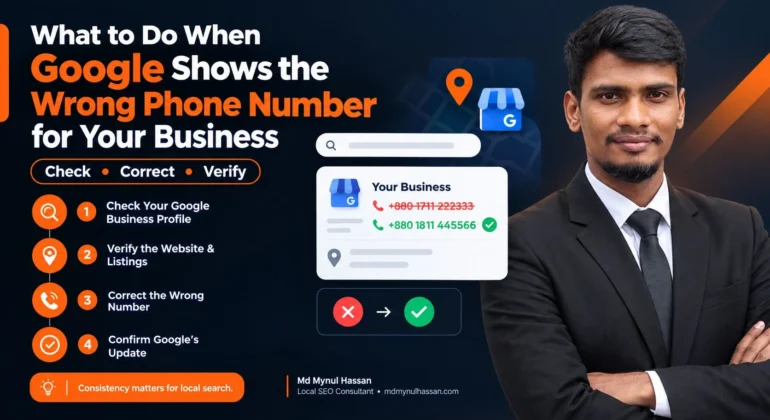 Find out why Google displays the wrong business phone number and how to correct the source, Business Profile, website and related signals.