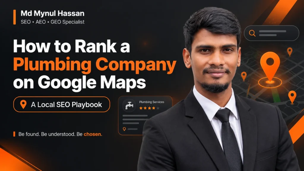 Plumbing company local SEO strategy for improving Google Maps visibility