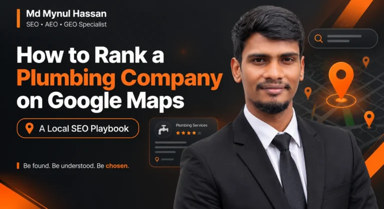 Plumbing company local SEO strategy for improving Google Maps visibility