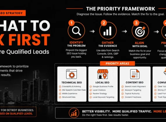Detroit SEO Strategy: What to Fix First for Qualified Leads
