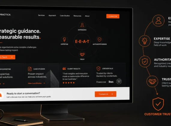 Homepage E-E-A-T Signals How Professional Service Websites Build Trust