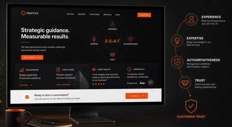 Homepage E-E-A-T Signals How Professional Service Websites Build Trust
