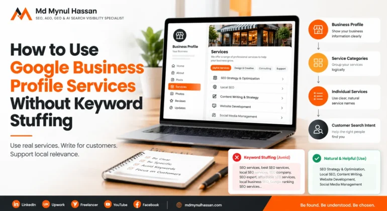 How to Use Google Business Profile Services Without Keyword Stuffing