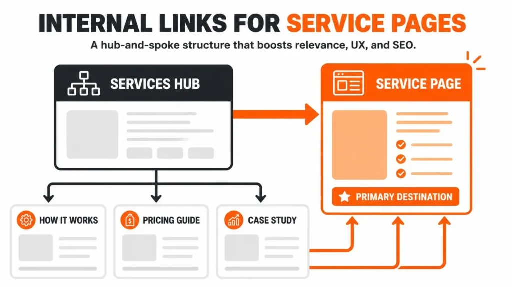 Internal Linking for Service Pages: A Practical Guide