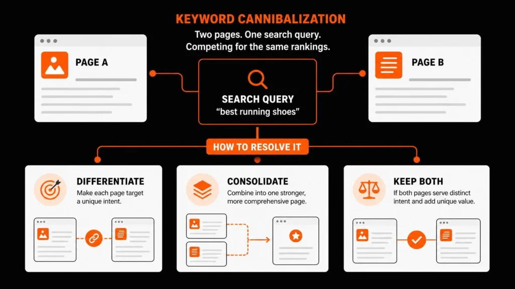 Keyword Cannibalization: How to Find and Fix Competing Pages