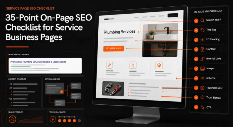 On-Page SEO Checklist 35 Practical Checks for Service Pages