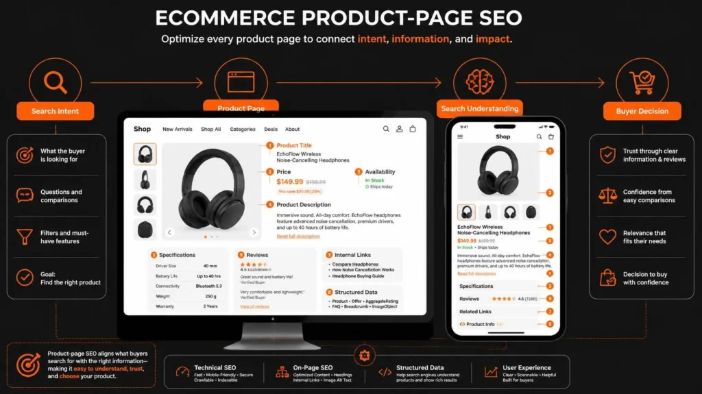 Product Page SEO How to Optimize Ecommerce Pages for Search and Buyers