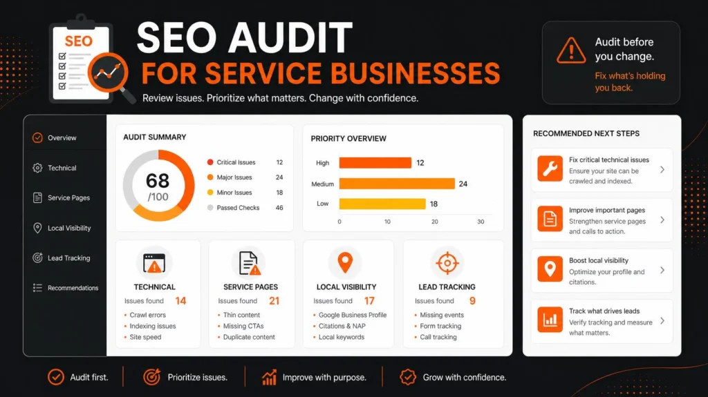 SEO Audit for Service Businesses: What to Check