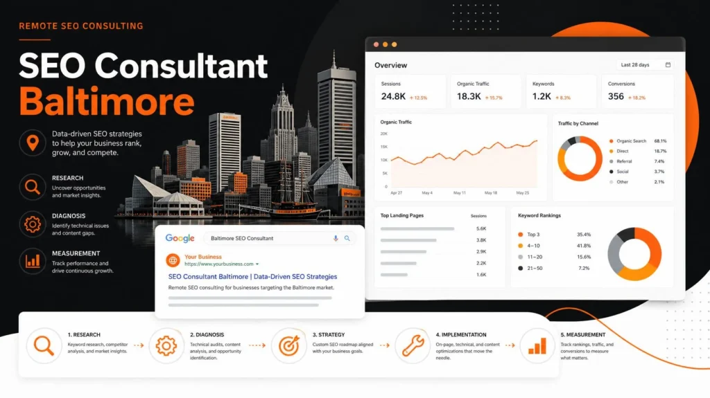 seo consultant baltimore remote seo support