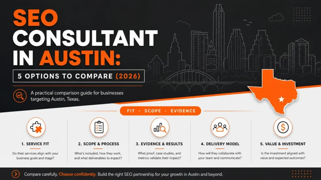 SEO Consultant in Austin: 5 Options to Compare (2026)