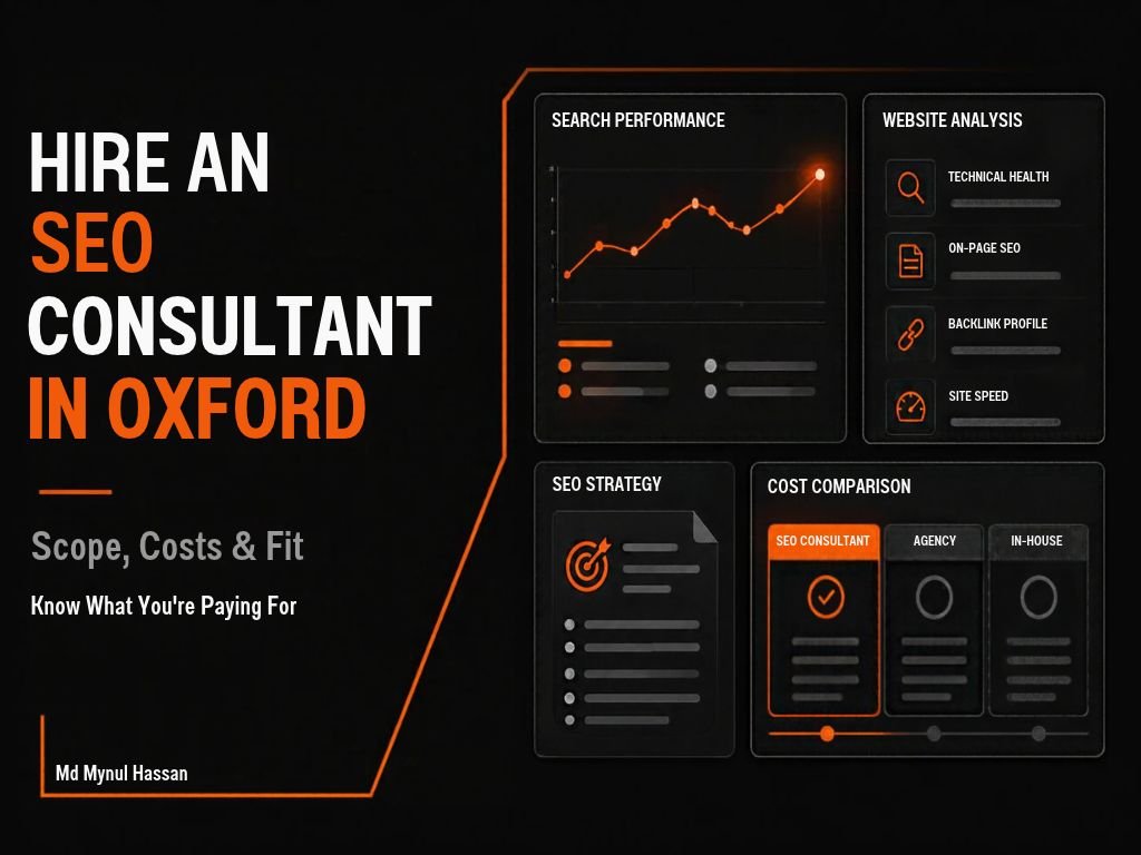 Hire an SEO Consultant in Oxford: Scope, Costs & Fit