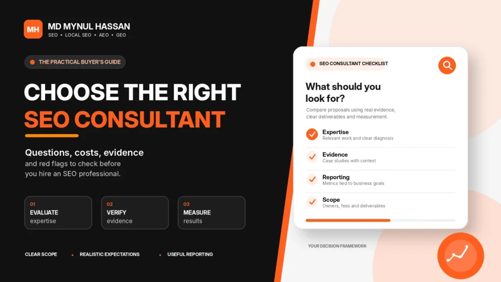 How to Choose an SEO Consultant: Questions & Red Flags